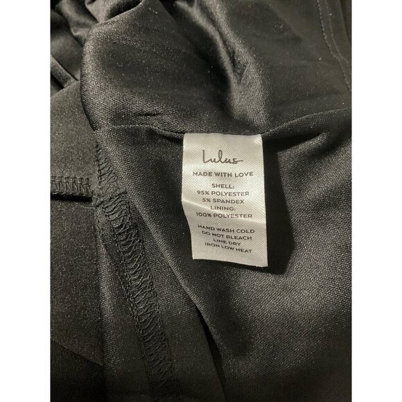 LULUS Lynne Black Off-the-Shoulder Maxi Dress size Medium - Picture 4 of 11